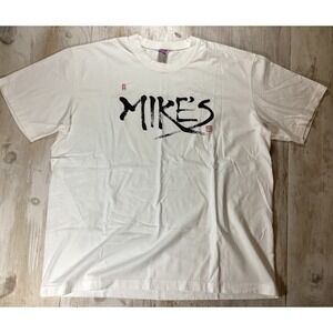 No Problem Mikes Graphic T-Shirt Mens XXL White Cotton Short Sleeve Tee